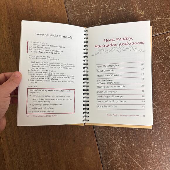 Aspen‎ Mulling Spice: A Cookbook for All Seasons Spiral Bind Recipe Book - Picture 7 of 11